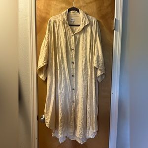 Esby Viola line dress M/L in buttercream/light yellow